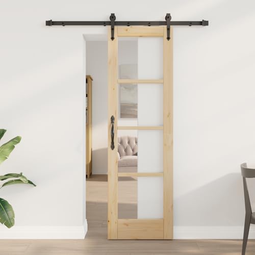 Gecheer Puerta Corrediza con Herrajes 'ORKDAL'61x198.5 cm
