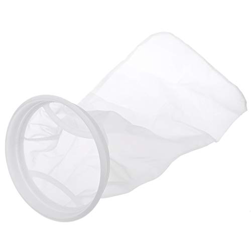 Image of Filter Socks for Extra Fine Mesh 7 Inch By 17 Inch Long Premium Aquarium Nylon Filter Bags with Rings