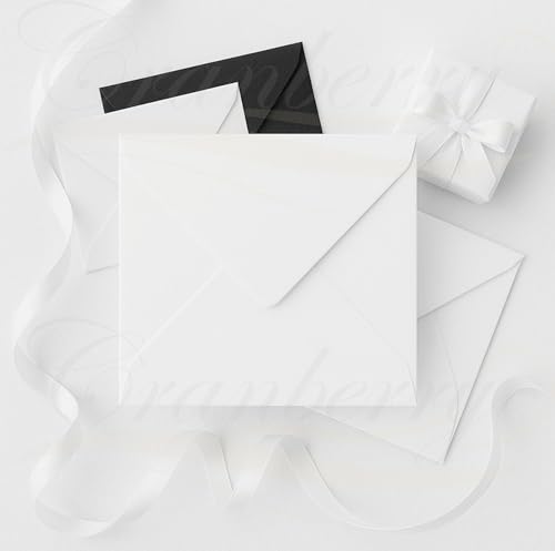 25 Pack 6x6 Inch Square White Envelopes 155mm x 155mm Gummed 100gsm - Image 4
