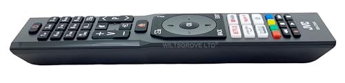 121AV Original RM-C3604 TV Remote Control Compatible with JVC LT-32VF5105 LT-40VF3001 LT-43VF5105 LT-43VU2201 LT-43VU2255 LT-43VU8156 LT-50K8100(A) LT-43VU3100 LT-58VU6255 Ultra HD 4K. Smart LED - Image 3