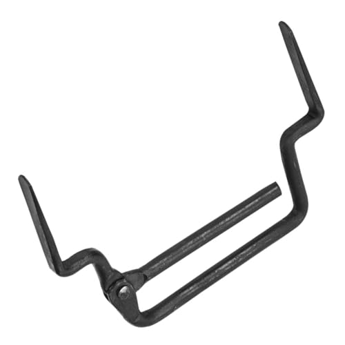 HOMSFOU Pince à Briques Multifonction En Acier 16mm Réglable Outil De Transport De Briques Pince à Bloc Réglable Levage Et Déplacement Pour Chantier Et Jardin