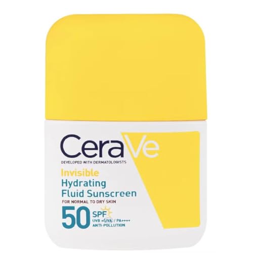 CeraVe Invisible Hydrating Fluid Sunscreen SPF50 Normal to Dry Skin 50ml