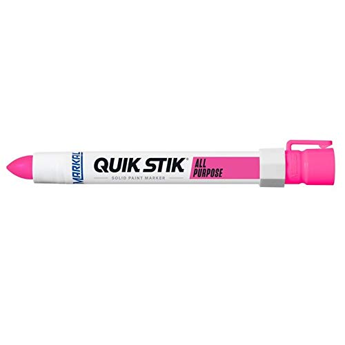 Markal 61044 Quik Stik All Purpose Solid Paint Marker, Fluorescent Pink (Pack Of 12) #TOP1