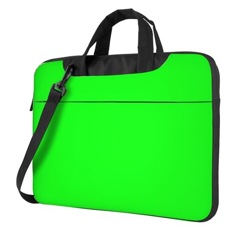 Bolsa verde para laptop 14 pulgadas resistente al agua miniatura 1