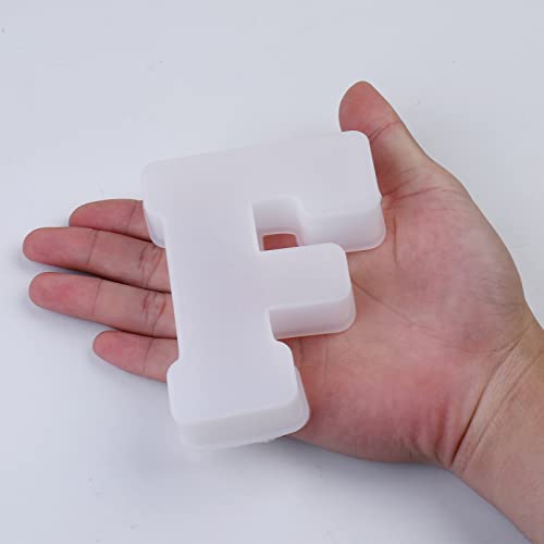 EPODA Moule Resine Epoxy, Moule Silicone Resine Moule Alphabet, 26 Lettres moules résine époxy moules (F) Cover