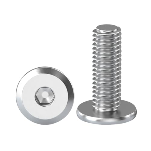Drenky M8 Linsenkopfschrauben, Edelstahlschrauben 10 Stück Schrauben mit Innensechskant Flachkopfschrauben Gewindeschrauben M8x16mm Schraube für Haushalt, Bauwesen, Maschinen, Kraftfahrzeuge Drenky M8 Linsenkopfschrauben, Edelstahlschrauben 10 Stück Schrauben mit Innensechskant Flachkopfschrauben Gewindeschrauben M8x16mm Schraube für Haushalt, Bauwesen, Maschinen, Kraftfahrzeuge