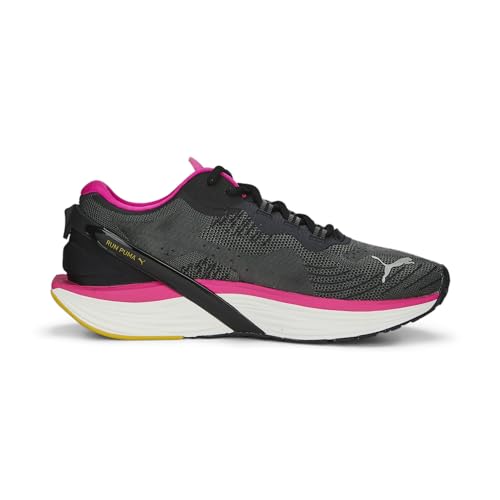 PUMA Puma Womens Run XX Nitro WNS Black-Ravish-Fresh Pear Running Shoe - 5UK (37617113), Black-Ravish-Fresh Pear