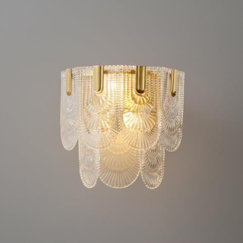 Aplique de pared de 3 luces estilo Art Déco para iluminación interior 2