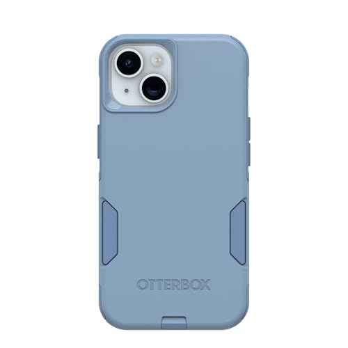 OtterBox iPhone 16e, 15, 14, & 13 Commuter Series Case - Crisp Denim (Blue), Slim & Tough,...