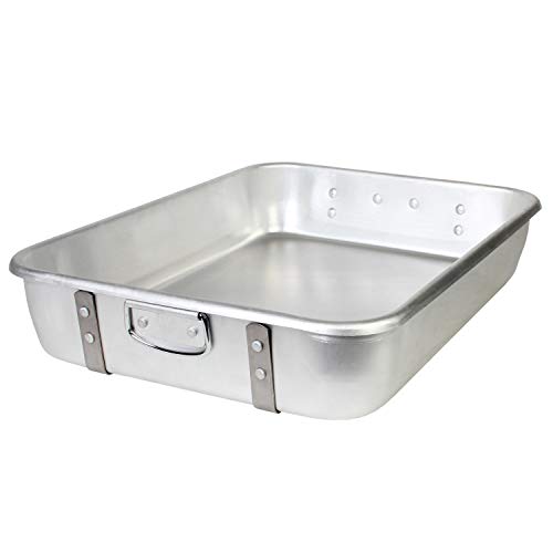 Thunder Group - 24"" x 18"" Aluminum Double Roaster w/Straps
