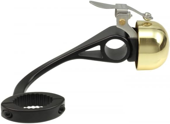 !Spezial! Crane Bell Co. Road Bike/Gravel Bike E-Ne SBR Bicycle Bell with Drop Bar Mount - Gold
