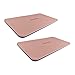Pegciuho 2Pcs Pilates Reformer Mats Pilates Kneeling Mats Yoga Knee Pads Nonslip for Travel, Pink Red