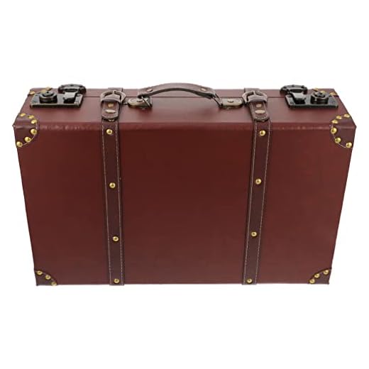 FOMIYES Maleta de Madera Vintage Cofre de Madera Antigua