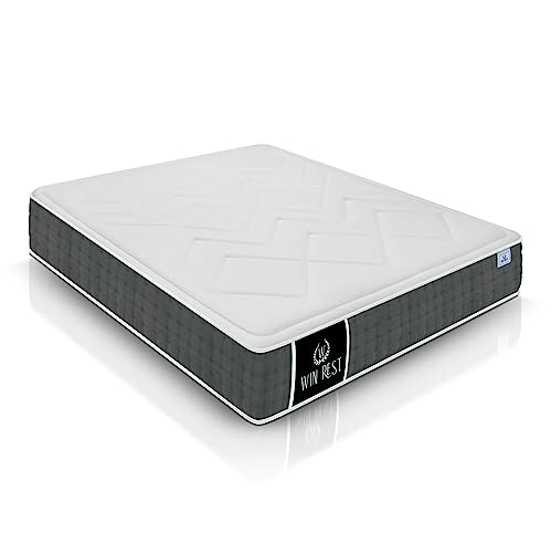 W WIN REST Matelas Spring Box et Mousse Ecosystem de Ferme Coliseum, 90 x 190 cm