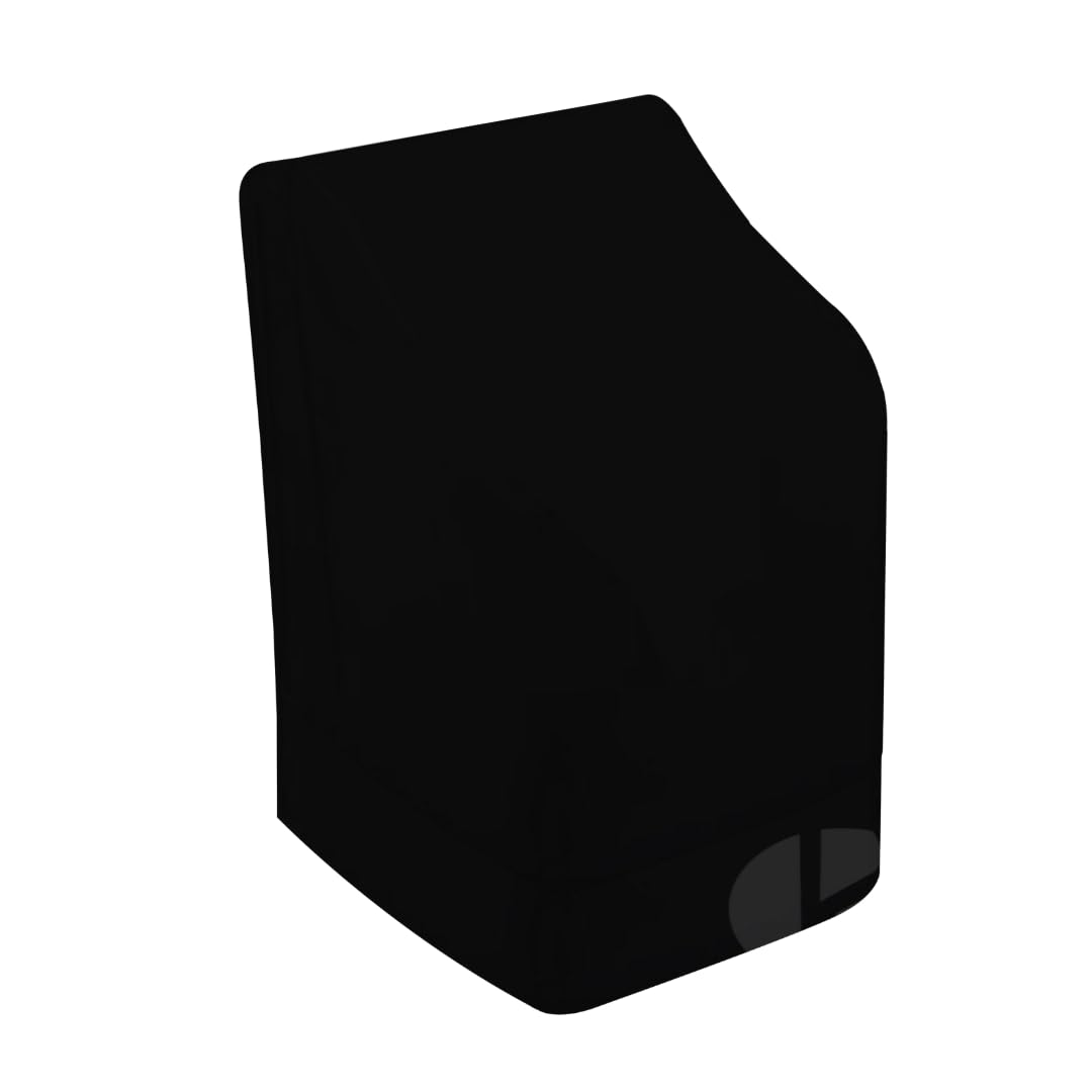 Indoor Outdoor one seater Chair Cover, Dust Waterproof Cover Patio Garden Furniture Covers 28" x 36" x 47" CHC2(Black)