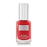 Karma Organic Nail Polish - Quick Dry Nail Lacquer, Non-Toxic, Vegan, and Cruelty-Free Nail Paint Art for Adults & Kids - No Toluene, No Formaldehyde, No DBP, and Free of TPHP (GERANIUM, 0.43 fl oz.)
