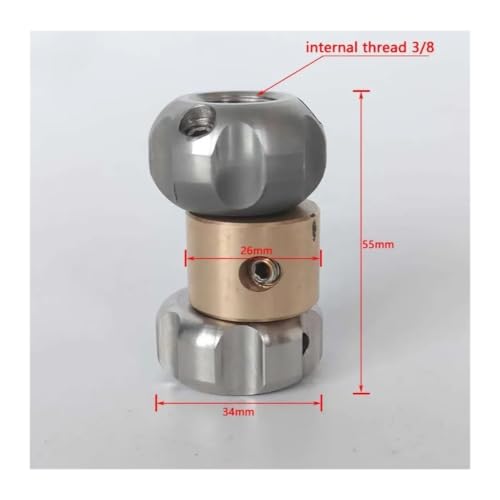 Boquilla de alcantarillado Rotopuls 3/8 vibratoria de acero 5