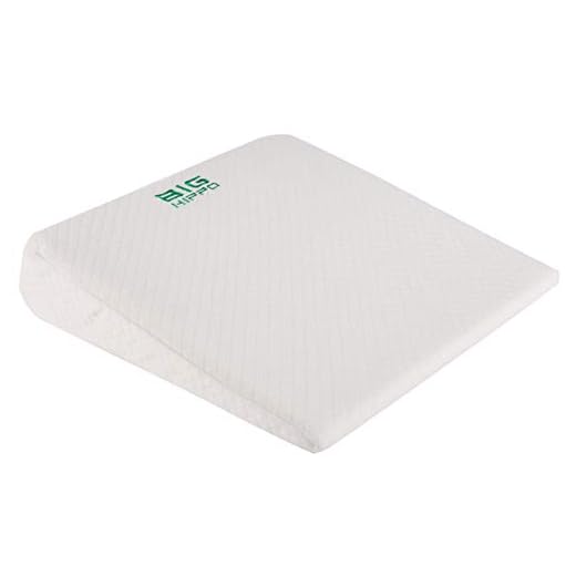 Big Hippo Wedge Pillow Memory Foam Wedge Pillow Cushion