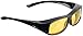 Produktbild PEARL Kontrastbrille: Überzieh-Nachtsichtbrille Night Vision Pro für Brillenträger (Nachtbrille für Brillenträger)
