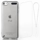 Compatible with iPod Touch 7/6/5 Case Silicone Case Shockproof Protective Cover for Apple iPod Touch 7/6/5th Generation (Grey)