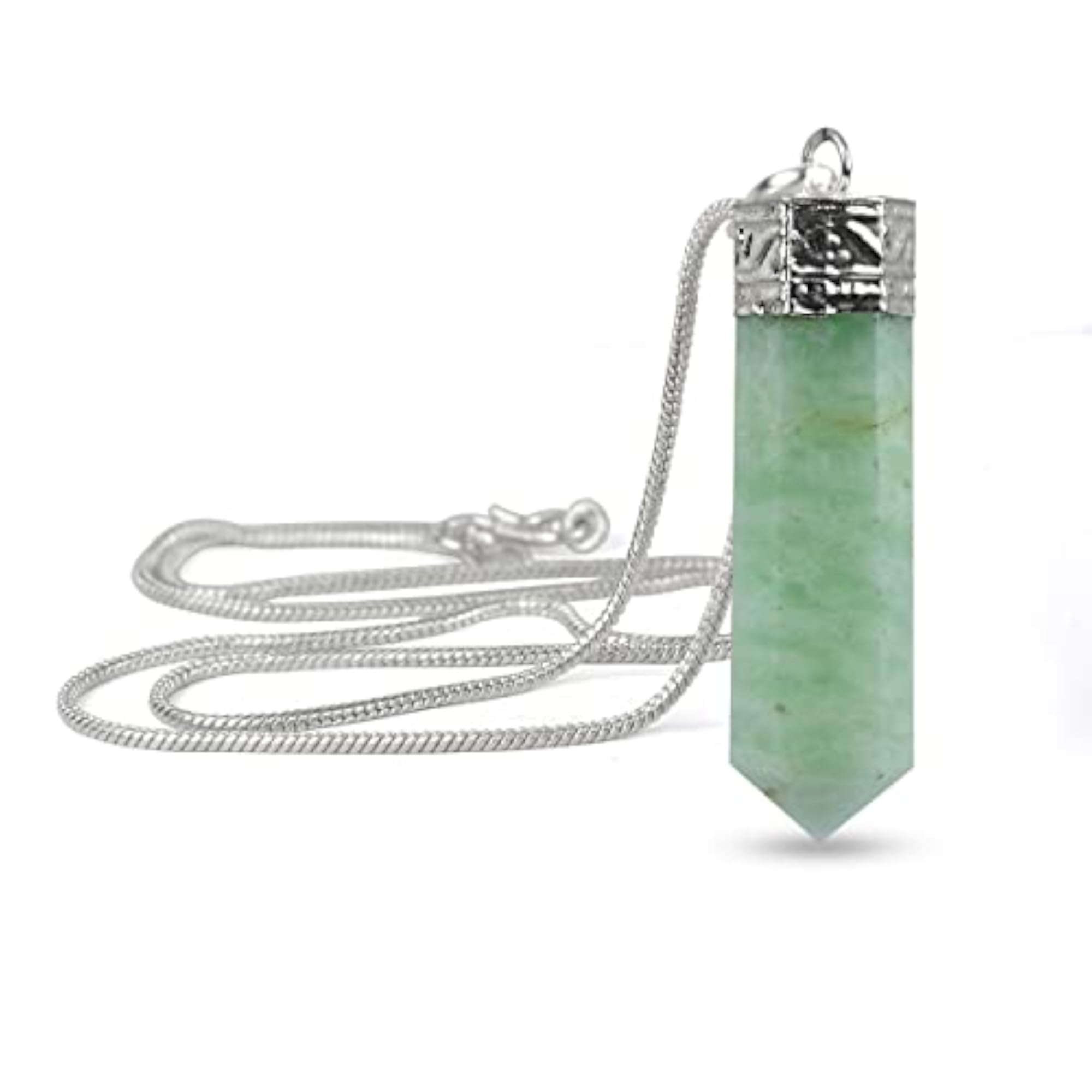 AAA Certified Amazonite Pencil Pendant Locket