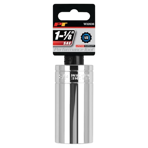 Image of Performance Tool W32636 1 /2 in. Drive 1-1 /8 in. 12-Point Deep Socket