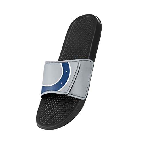 Image of FOCO mens NFL Team Cropped Big Logo Shower Sport Slide Flip Flop Sandals | Casual Sandals