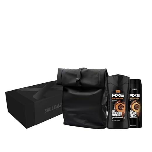 Axe Pack Dark Temptation higiene y cuidado personal para hombre 4 productos