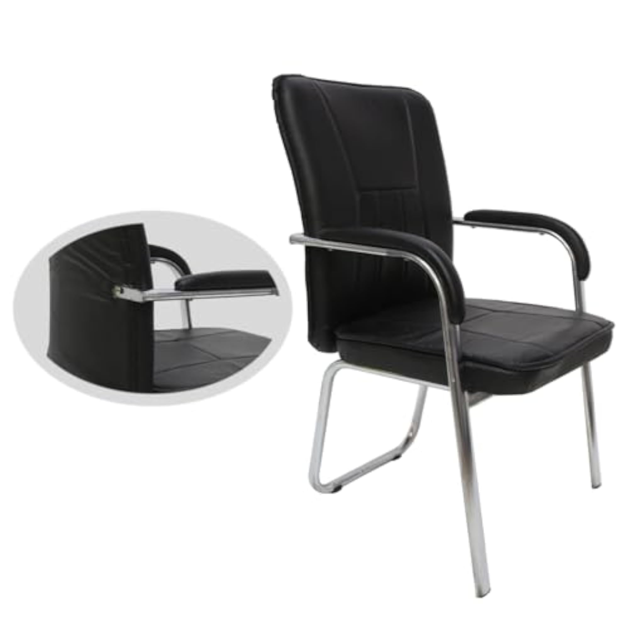 Leather Office Chair with Cushion, Easy Installation