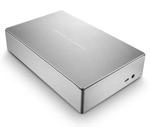 LaCie Porsche Design 8TB USB-C Desktop Hard Drive + 2mo Adobe CC Photography (STFE8000401)