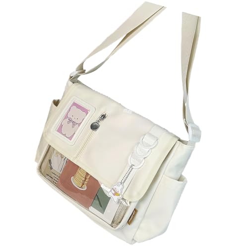 Grand sac à bandoulière en nylon parfait pour le shopping des jeunes
