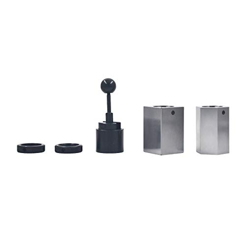 5C-CB 5C Collet Block Set Square Hex Rings Collet Closer Holder