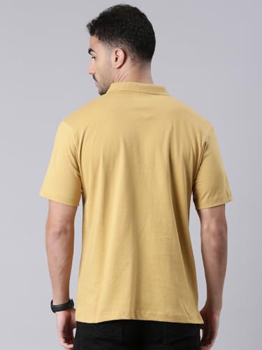 Image of Classic Polo Men's Half Sleeve Polo Neck Authentic Fit Solid Cotton T-Shirt