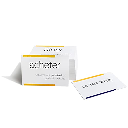800 French Conjugation Flash Cards - 200 Verbs With Full Examples In Both French And English And 11 Different Tenses #TOP5