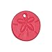 TalkTools Sensory Chew Necklace - Sand Dollar Pink (Strong) Teething and Biting Chewelry, Helps Reduce Anxiety for Kids and Adults with ADHD and Autism. Chewing Pendant for Boys and Girls