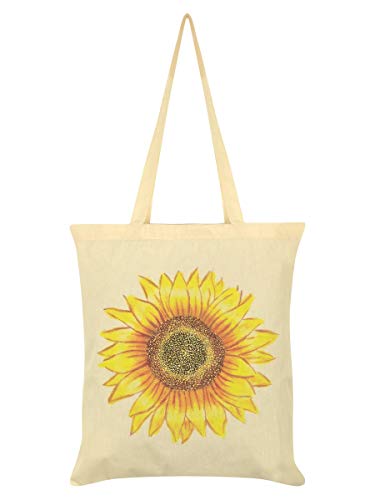 Image of Grindstore Sunflower Tote Bag Cream 38x42cm