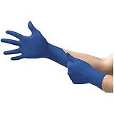 Micro-Touch Royal Blue Nitrile Disposable Gloves, Powder-Free, Thin Examination Gloves for Medical Use, Chemotherapy, Cleaning, and Sanitation environments, Blue, Size Small, Box of 100