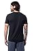 Alternative Men's Shirt, Modal Short Sleeve Tri-Blend Crewneck Tee, True Black, X-Large