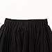 Noomlfish Kids Chiffon Pleated Long Skirts Boho Maxi Party Flower Girl Dress, Black, Size 13-14 Years