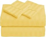 LaxLinen 350TC Bedding Sets 100% Egyptian Cotton 4PC Sheet Set + 3PC Duvet Set + 1PC Bedskirt Califo