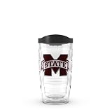 Tervis Made in USA Double Walled Mississippi State University Bulldogs Insulated Tumbler Cup Keeps Drinks Cold & Hot, 10oz Wavy, Primary Logo