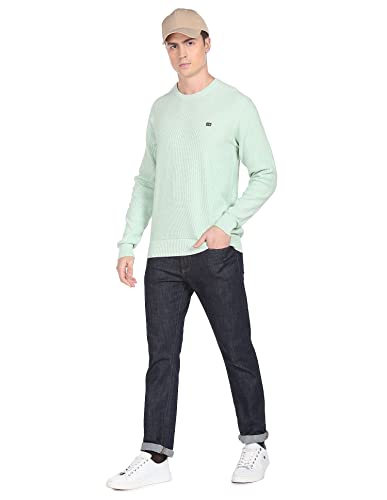 Image of Arrow Men's Cotton Modern Round Neck Sweater