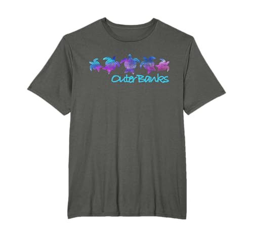 Outer Banks - Motif plage - Cadeau tortue tribale T-Shirt
