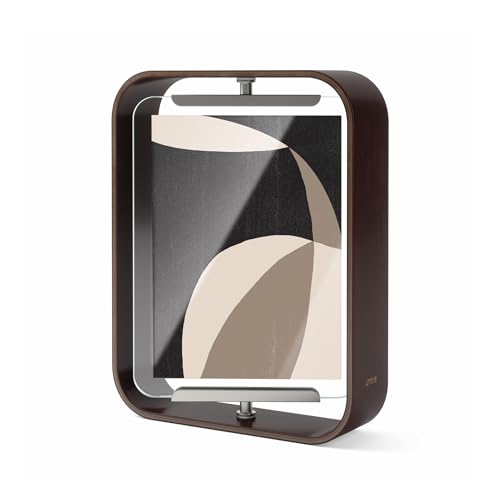 Umbra Bellwood Cornice da tavolo in legno, 10x15 o 13x18 cm, Noce invecchiato