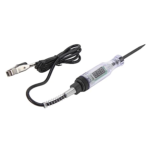 Comprobador de voltaje digital 3V-70V DC para coche con pantalla LCD 4