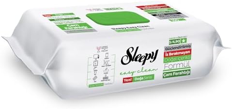 Sleepy Pine Yüzey Temizlik Havlusu Mendili Çam Ferahlığı 100 Yaprak — Amazon ürün görseli