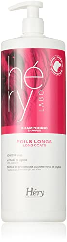 HERY Labo - 66010 - Shampooing Poils Longs pour chien a l'huile de jojoba - 1L