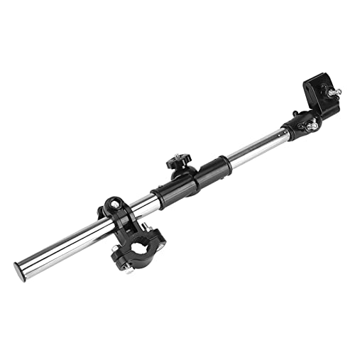 360° Adjustable Umbrella Stretch Mount Stand Holder, Dual Direction Outdoor Bike Umbrella Mount Stand, Stroller Umbrella Thickened Stainless Steel Pipe Attachment for Bike Electric Bicycle Wheel Chair