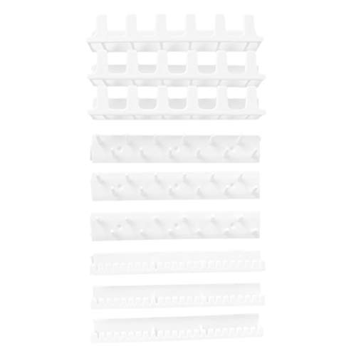 teng hong hui 9 Piezas de joyería Colgantes Organizador Conjunto Organizador de la joyería Adhesiva montado en la Pared Soporte de plástico Collar de la suspensión de Accesorios de Almacenamiento Cover