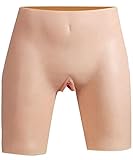 F & Y Silicone Fake Vagina Underwear Drag Queen Crossdressing Shorts Silicone False Pussy Boxer for...